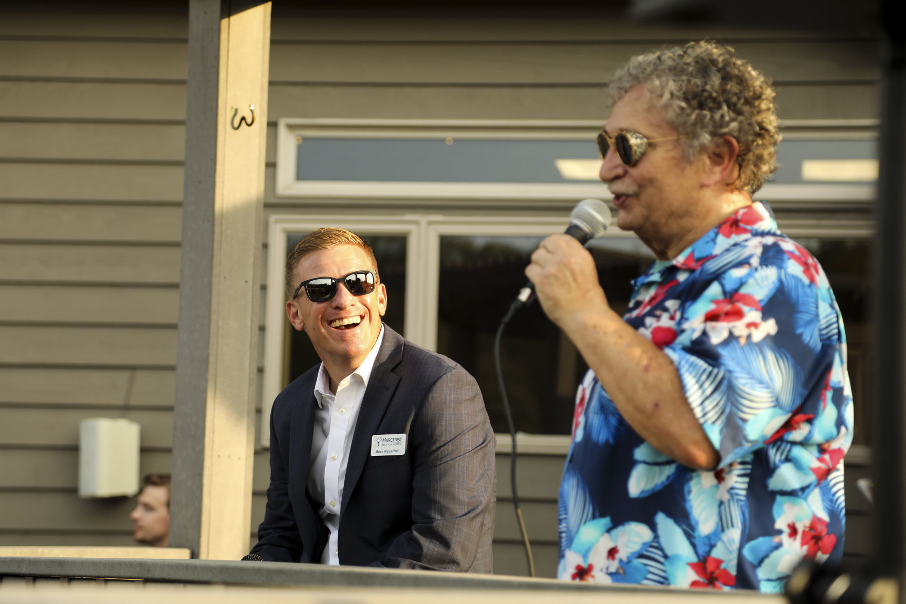 Brian Wipperman, CEO of Marcfirst, Jim Grossman